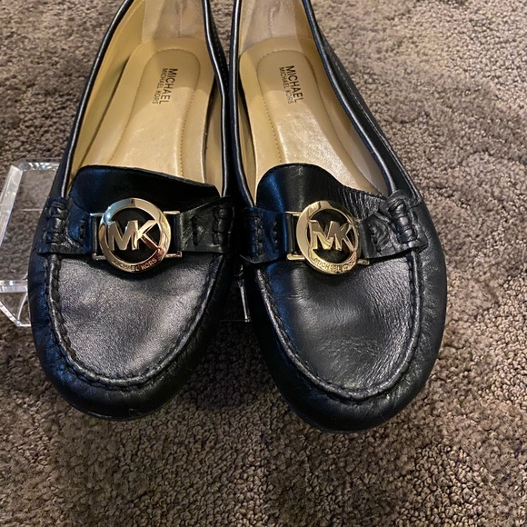 black designer loafers
